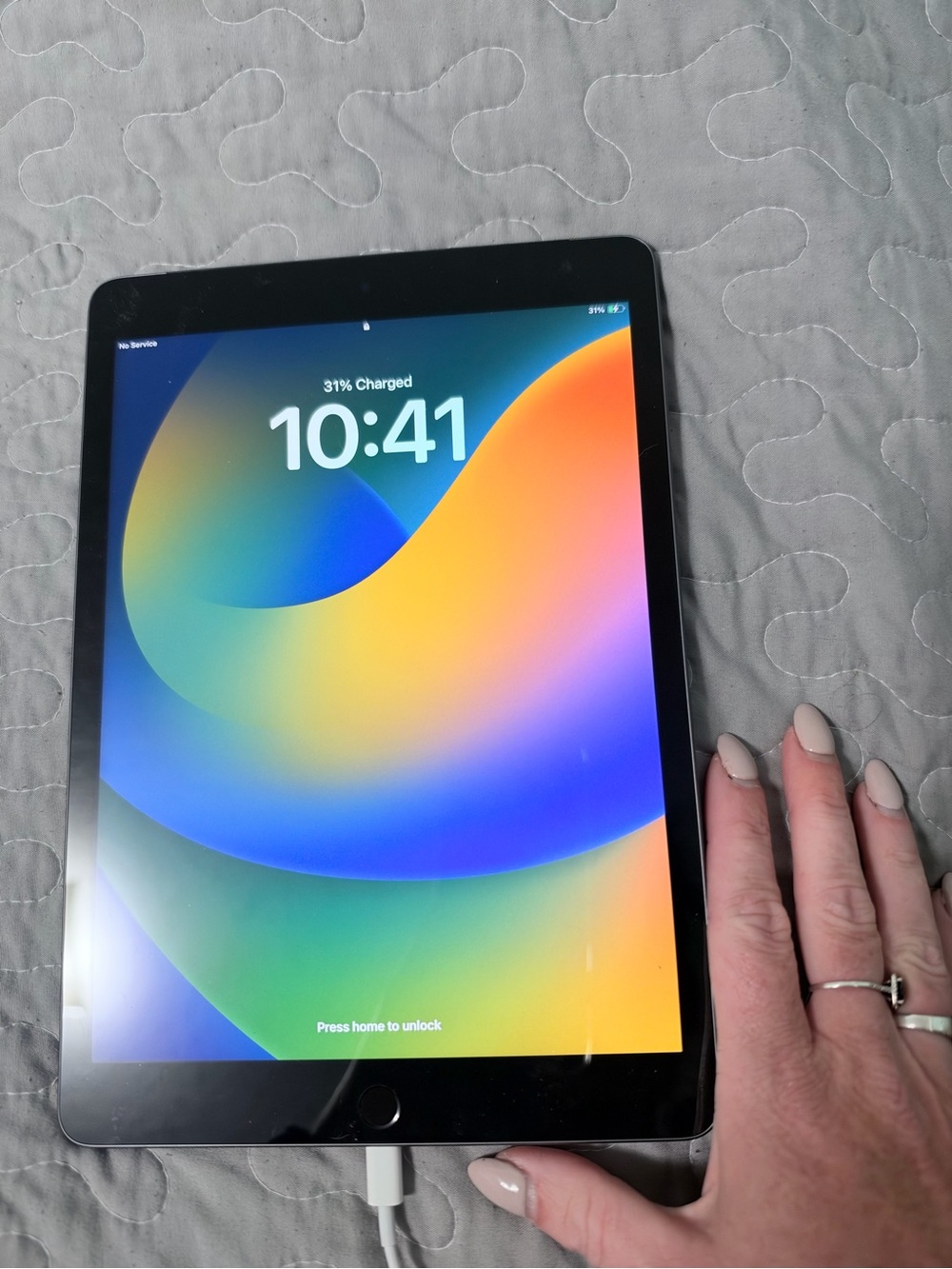 Apple iPad in Black with Vibrant Multicolor Display